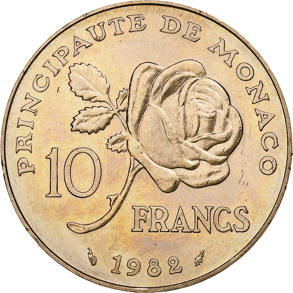 Monaco, Rainier III, 10 Francs, Princesse Grace, 1982, Monnaie de Paris