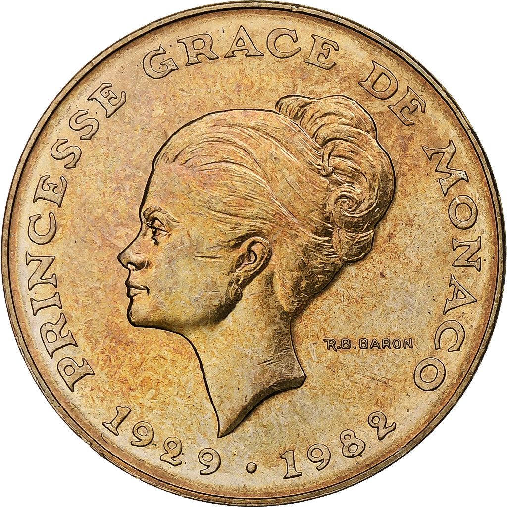 Monaco, Rainier III, 10 Francs, Princesse Grace, 1982, Monnaie de Paris