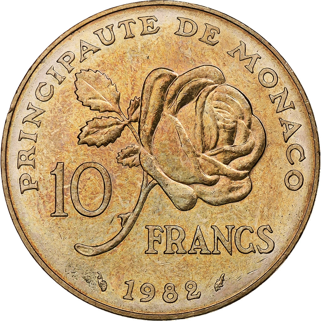 Monaco, Rainier III, 10 Francs, Princesse Grace, 1982, Monnaie de Paris
