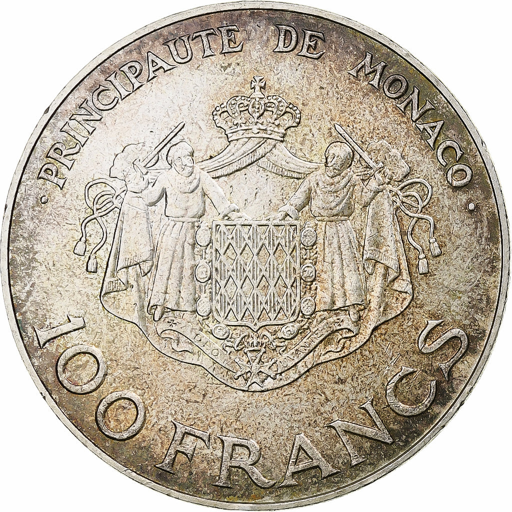 Monaco, Rainier III, 100 Francs, Rainier III et Albert, 1982, Monnaie de Paris