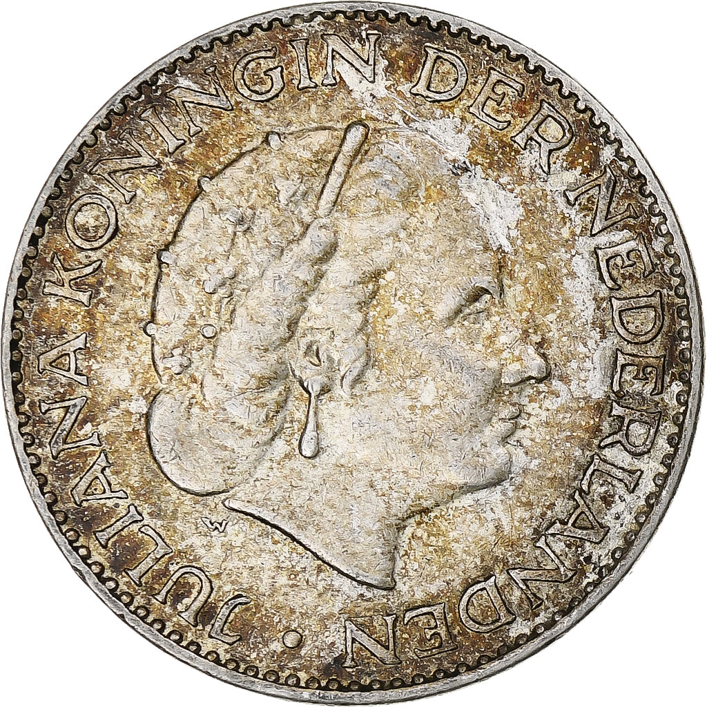 Pays-Bas, Juliana, Gulden, 1955, Utrecht, Argent, TTB+, KM:184