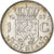 Holandia, Juliana, Gulden, 1955, Utrecht, Srebro, AU(50-53), KM:184