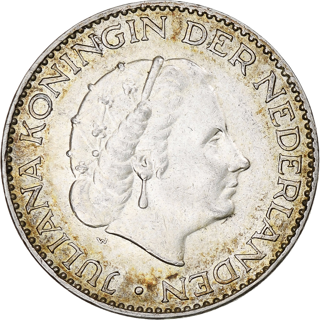 Pays-Bas, Juliana, Gulden, 1956, Utrecht, Argent, SUP, KM:184