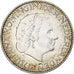 Netherlands, Juliana, Gulden, 1956, Utrecht, Silver, AU(55-58), KM:184