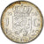 Holandia, Juliana, Gulden, 1956, Utrecht, Srebro, AU(55-58), KM:184