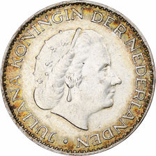 Netherlands, Juliana, Gulden, 1958, Utrecht, Silver, MS(60-62), KM:184