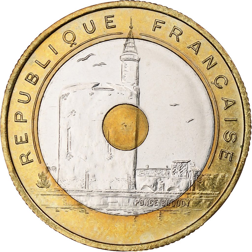 Francia, 20 Francs, Jeux Méditerranéens, 1993, Pessac, Trimetálico, EBC