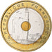 France, 20 Francs, Jeux Méditerranéens, 1993, Pessac, Tri-Metallic, AU(55-58)