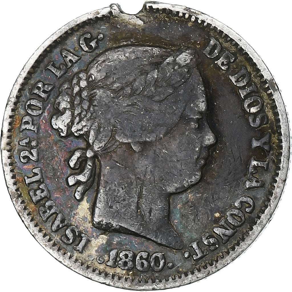 Spain, Isabel II, Real, 1852, Madrid, Silver, EF(40-45), KM:598.2