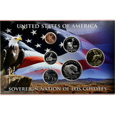 Stati Uniti, Sovereign Nation of Los Coyotes, 1 c. to 1$, FDC, N.C.
