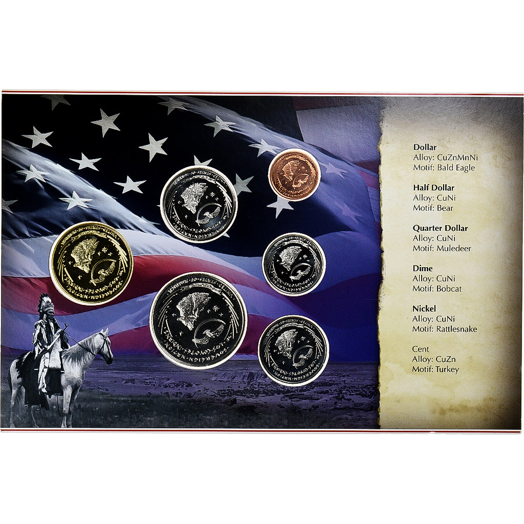 United States, Sovereign Nation of Los Coyotes, 1 c. to 1$, MS(65-70)