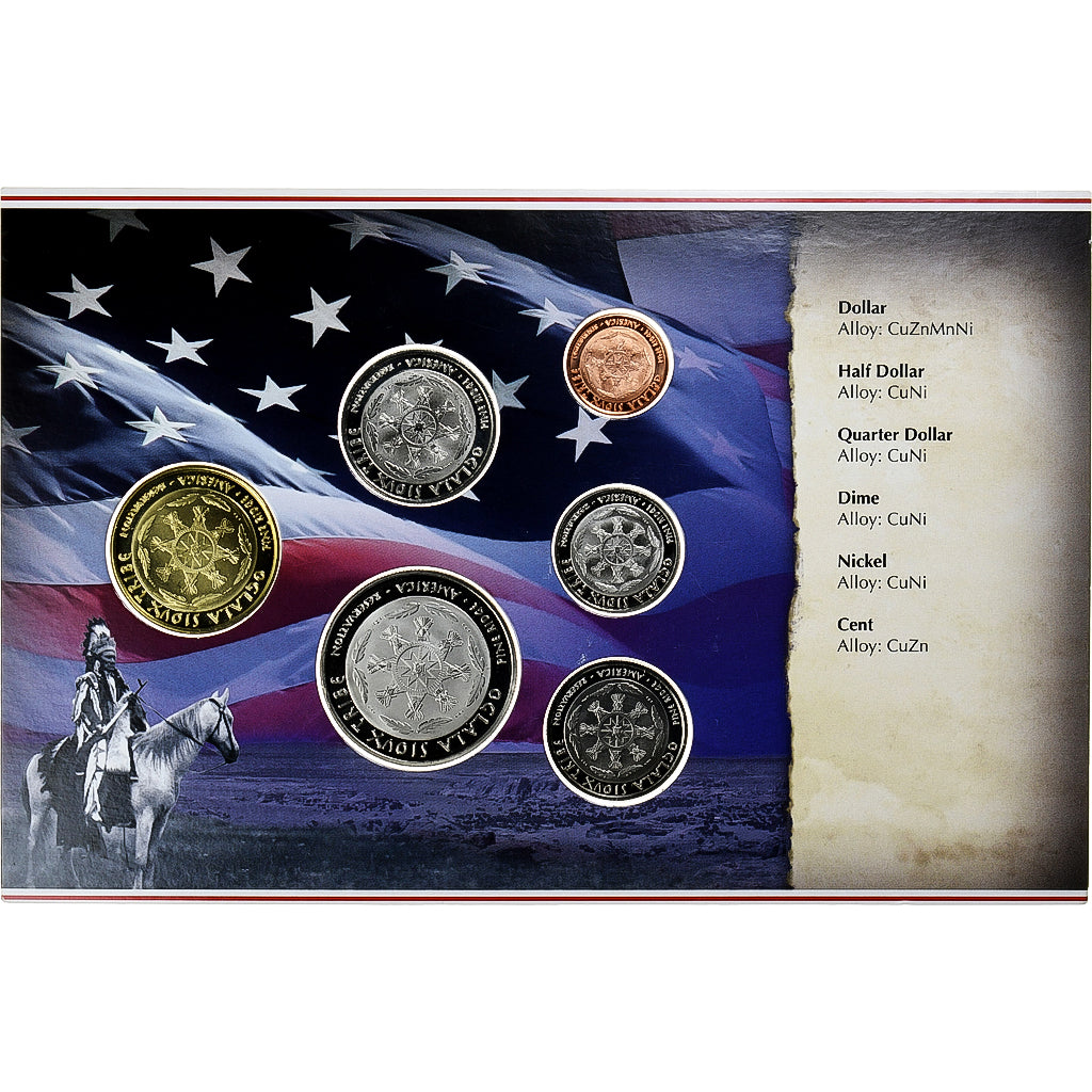 Stati Uniti, Sovereign Nation of The Sioux, 1 c. to 1$, FDC, N.C.