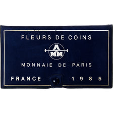 France, Coffret 1 c. à 100 frs., 1985, Monnaie de Paris, FDC, MS(65-70)