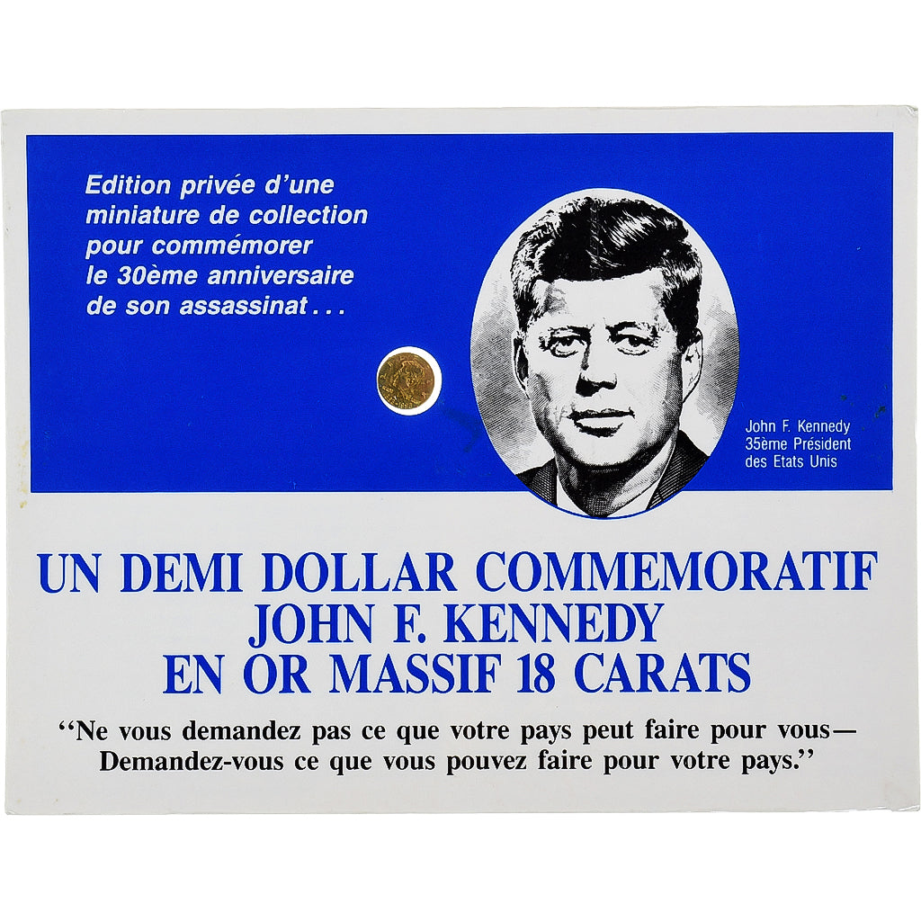 États-Unis, Médaille, John Fitzgerald Kennedy, 1993, Or, TTB