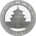 China, 10 Yüan, 1 oz, Panda, Bullion, 2018, Proof, Silver, MS(63), KM:2410