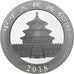 Chine, 10 Yüan, 1 oz, Panda, Bullion, 2018, BE, Argent, SPL, KM:2410