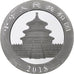 China, 10 Yüan, 1 oz, Panda, Bullion, 2018, Proof, Silver, MS(63), KM:2410