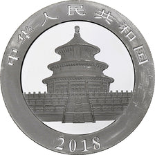 Cina, 10 Yüan, 1 oz, Panda, Bullion, 2018, FS, Argento, SPL, KM:2410