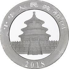 Cina, 10 Yüan, 1 oz, Panda, Bullion, 2018, FS, Argento, SPL, KM:2410