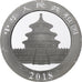 China, 10 Yüan, 1 oz, Panda, Bullion, 2018, Proof, Silver, MS(63), KM:2410