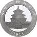 Cina, 10 Yüan, 1 oz, Panda, Bullion, 2018, FS, Argento, SPL, KM:2410