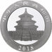 China, 10 Yüan, 1 oz, Panda, Bullion, 2018, Proof, Silver, MS(63), KM:2410