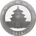 Chine, 10 Yüan, 1 oz, Panda, Bullion, 2018, BE, Argent, SPL, KM:2410