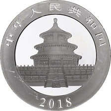 Cina, 10 Yüan, 1 oz, Panda, Bullion, 2018, FS, Argento, SPL, KM:2410
