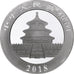 China, 10 Yüan, 1 oz, Panda, Bullion, 2018, PP, Silber, UNZ, KM:2410