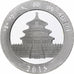 China, 10 Yüan, 1 oz, Panda, Bullion, 2018, Proof, Silver, MS(63), KM:2410
