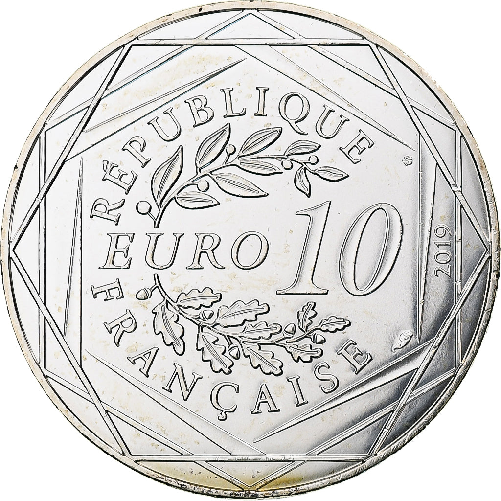 France, 10 Euro, Pièce d'Histoire - Vercingétorix, 2019, MDP, Silver, MS(63)