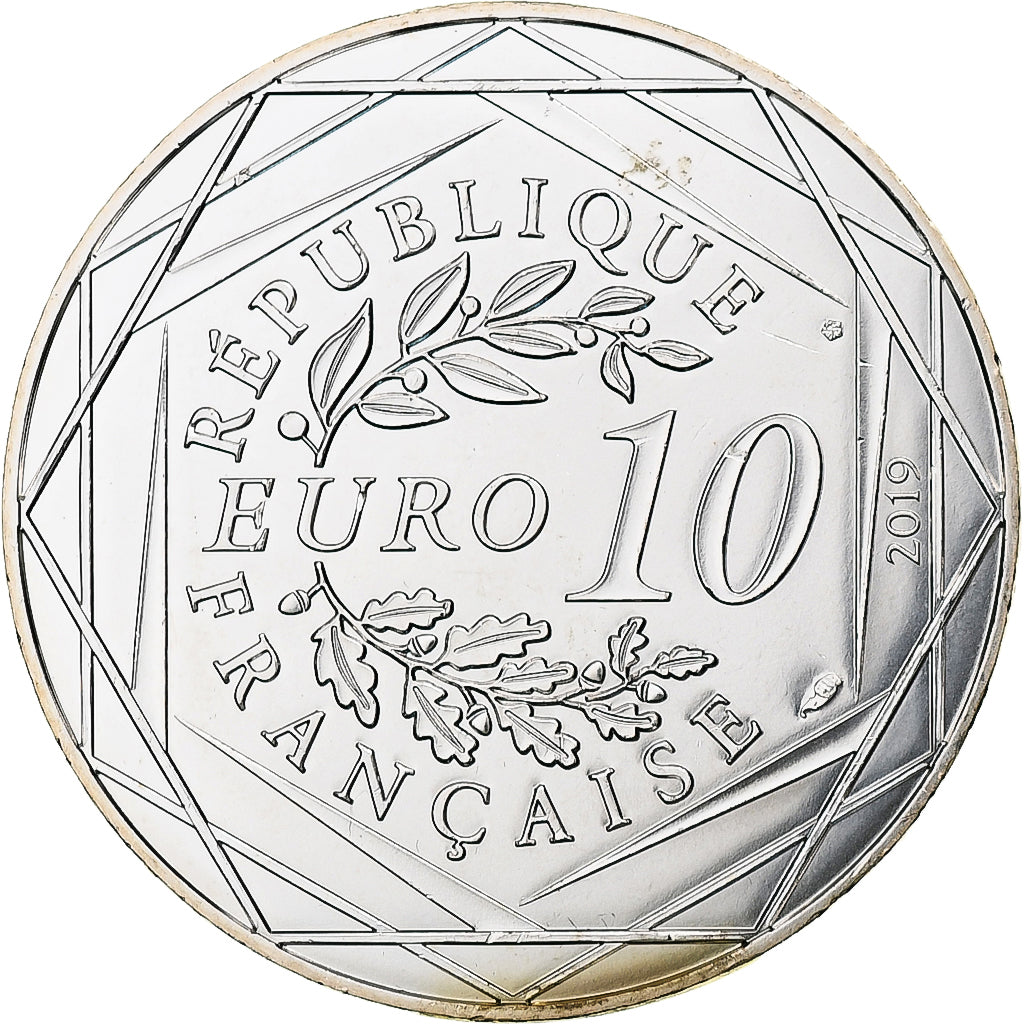France, 10 Euro, Pièces d'Histoire - Dagobert, 2019, MDP, Argent, SPL