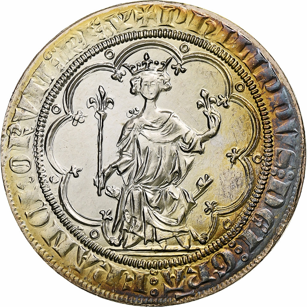 Frankreich, 10 Euro, Pièce d'Histoire - Les Templiers, 2019, MDP, Silber, UNZ