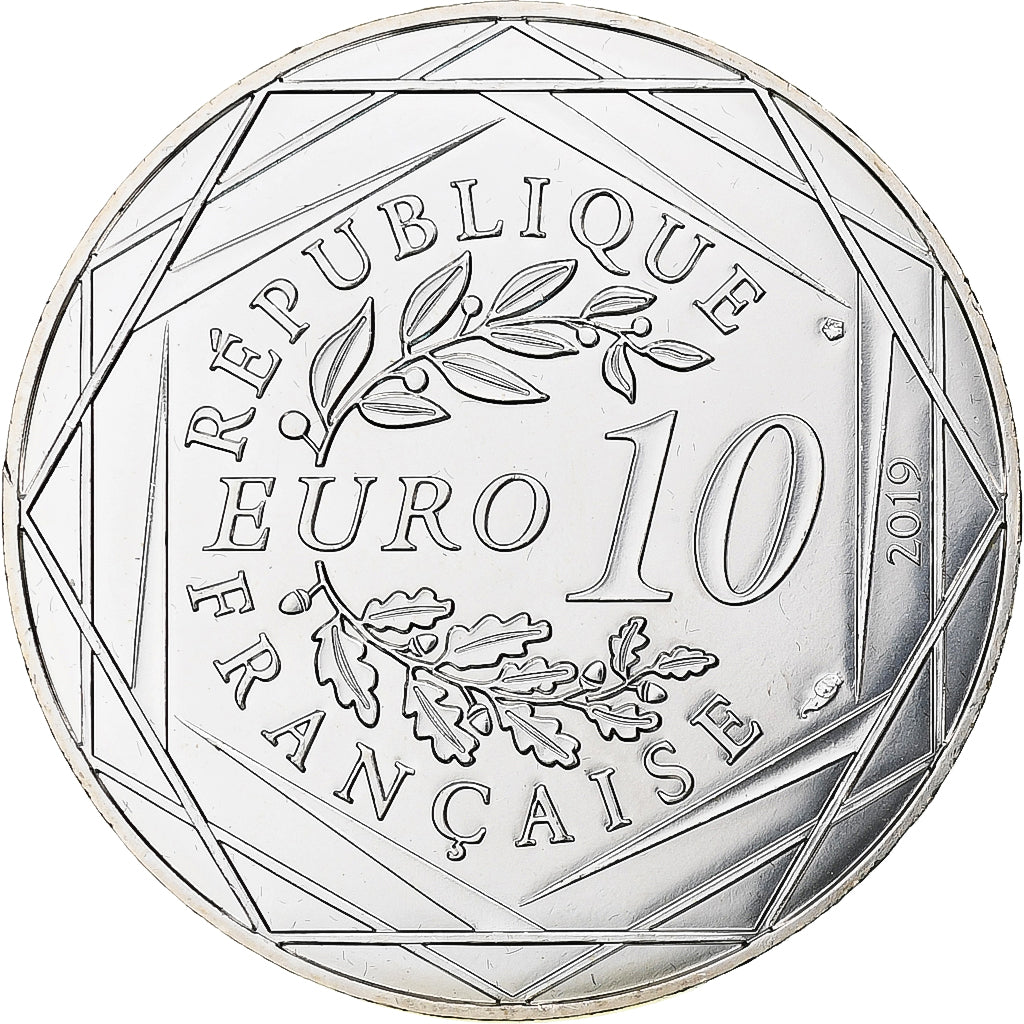 France, 10 Euro, Pièce d'Histoire - Louis XVI, 2019, MDP, Argent, SPL
