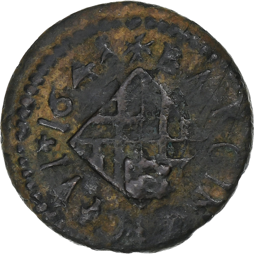 Spanje, Principality of Catalonia, Louis XIV, Ardite, 1644, Barcelona, Koper