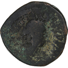 Justin I, Follis, 518-527, Constantinople, Brązowy, F(12-15)