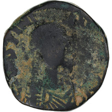 Justin I, Follis, 518-527, Constantinople, Bronzen, FR