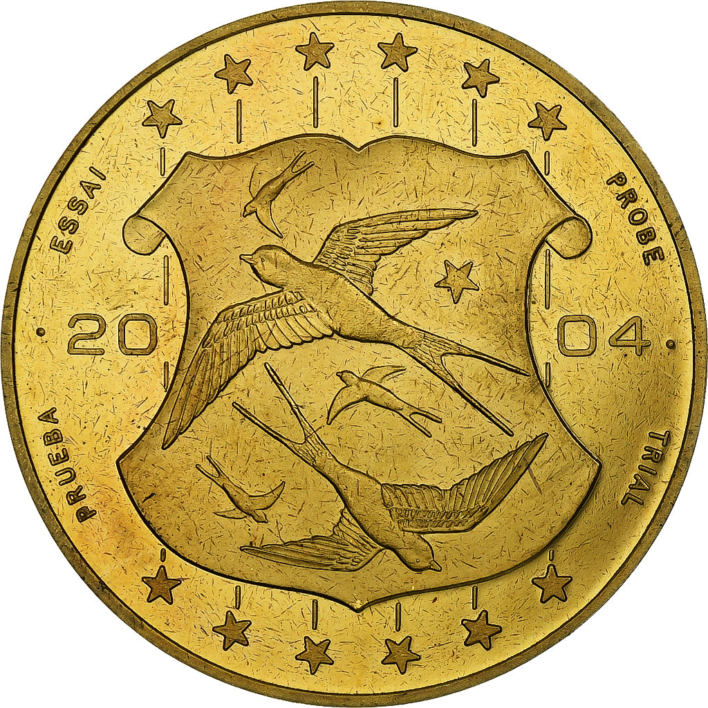 Estonia, 5 Euro, Fantasy euro patterns, Essai-Trial, FS, 2004, Ottone, FDC