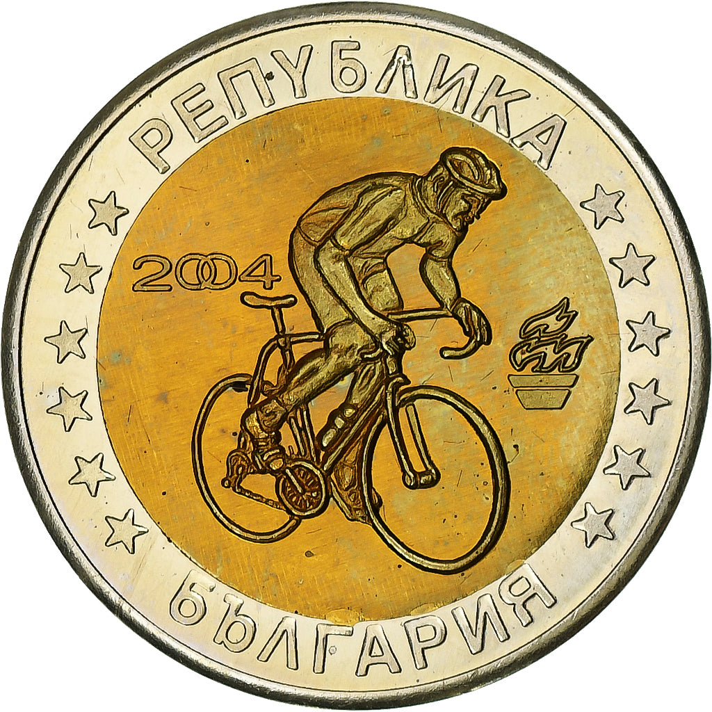 Bulgaria, 2 Euro, Fantasy euro patterns, Essai-Trial, Proof, 2004, Bi-Metallic