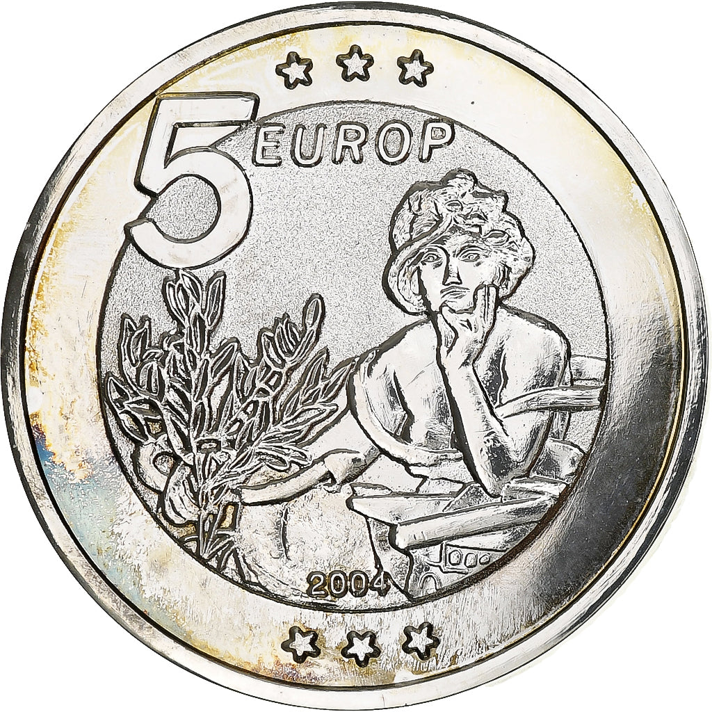 Repubblica Ceca, 5 Euro, Fantasy euro patterns, Essai-Trial, FS, 2004, Silver