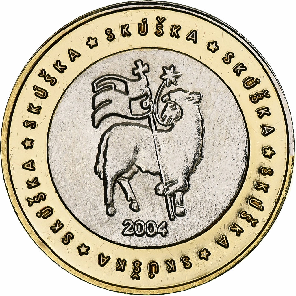 Slovacchia, Euro, Fantasy euro patterns, Essai-Trial, FS, 2004, Bi-metallico