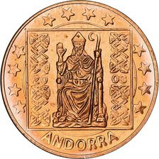 Andorra, 5 Euro Cent, Fantasy euro patterns, Essai-Trial, Proof, 2003, Copper