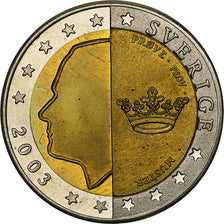 Sweden, 2 Euro, Fantasy euro patterns, Essai-Trial, Proof, 2003, Bi-Metallic