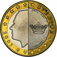 Sweden, Euro, Fantasy euro patterns, Essai-Trial, Proof, 2003, Bi-Metallic