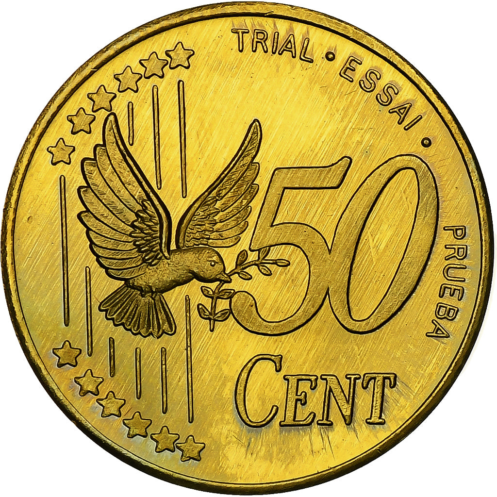 Szwecja, 50 Euro Cent, Fantasy euro patterns, Essai-Trial, Proof, 2003