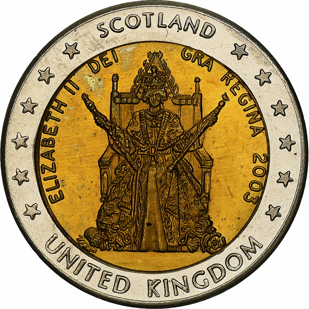 Zjednoczone Królestwo Wielkiej Brytanii, 2 Euro, Fantasy euro patterns