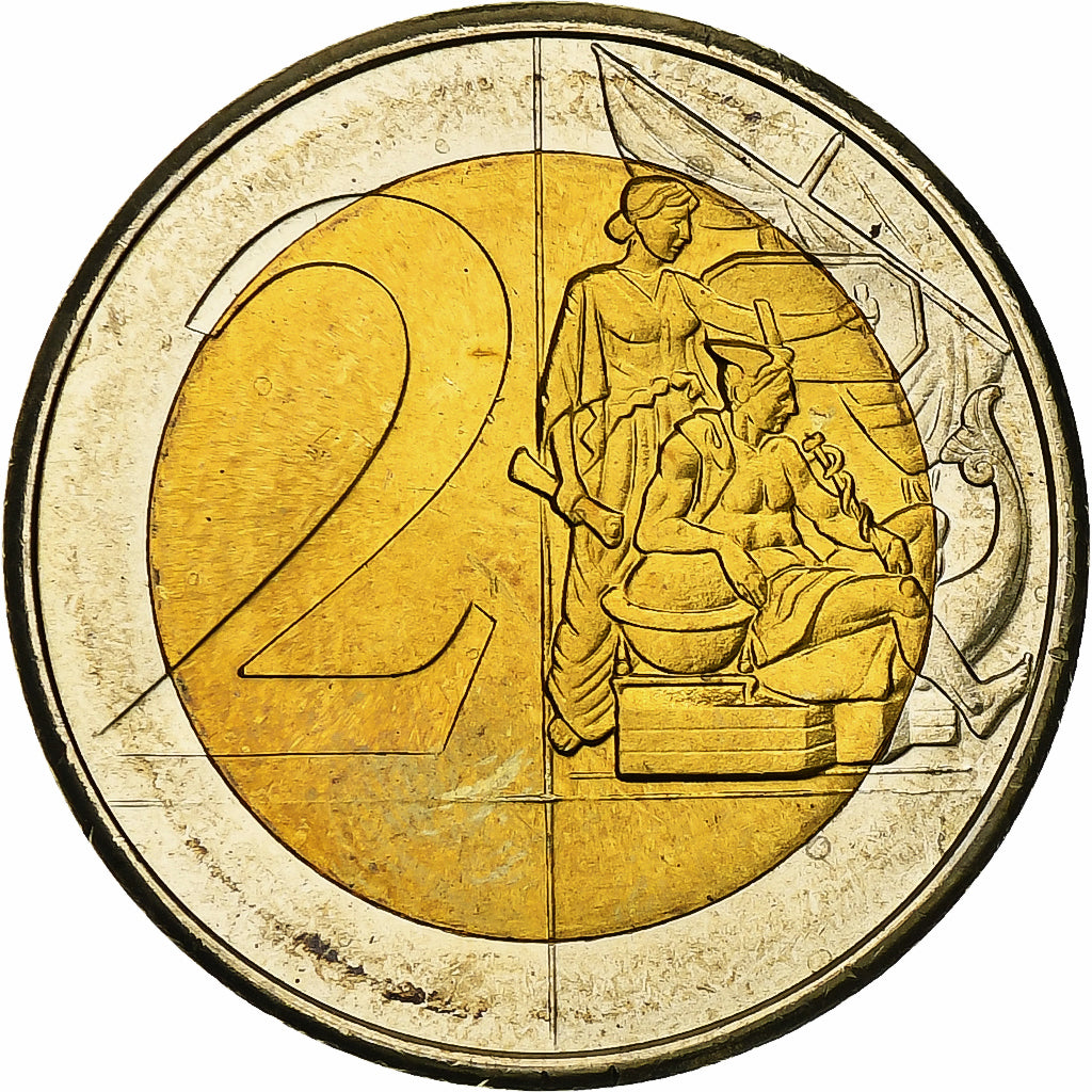 Gibraltar, 2 Euro, Fantasy euro patterns, Essai-Trial, PP, 2004, Bi-Metallic
