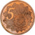 Gibraltar, 5 Euro Cent, Fantasy euro patterns, Essai-Trial, BE, 2004, Cuivre