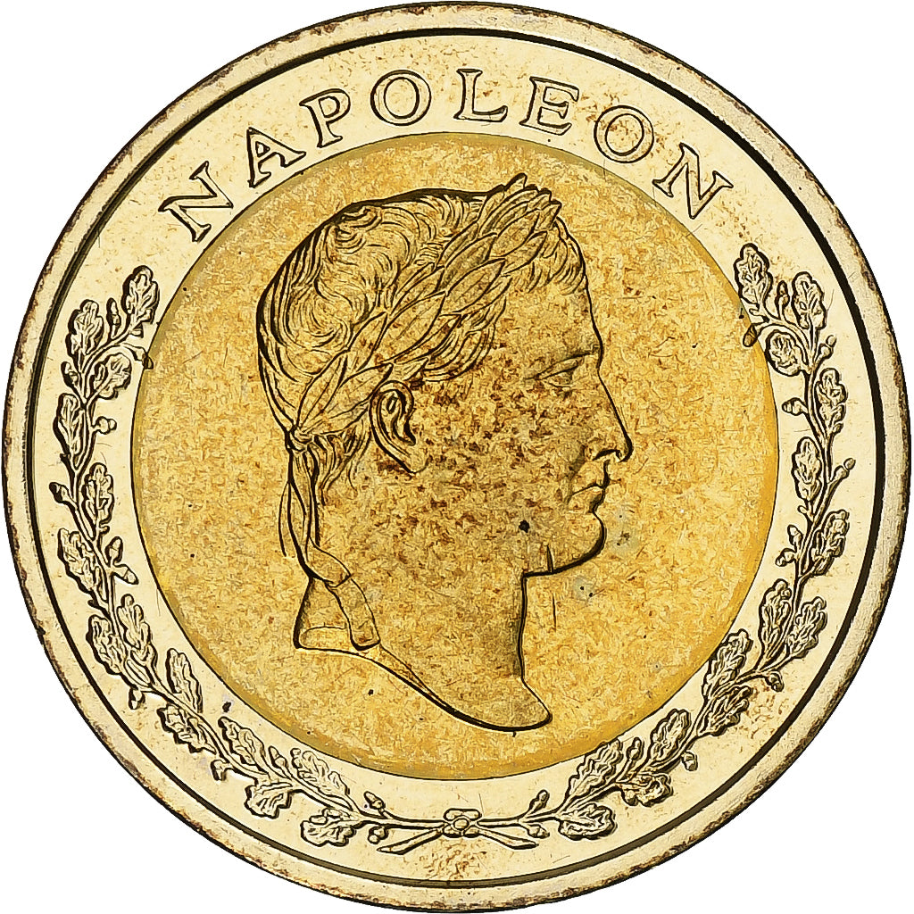 Saint Helena, 2 Euro, Fantasy euro patterns, Essai-Trial, Proof, Bi-Metallic