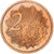 Santa Helena, 2 Euro Cent, Fantasy euro patterns, Essai-Trial, Proof, Cobre